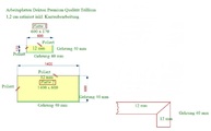 CAD Zeichnung Dekton Arbeitsplatten