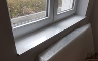 Fensterbänke aus dem Silestone Blanco Zeus Extreme 