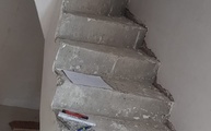 Aufmaß für die Granit Treppen in Voerde (Niederrhein)