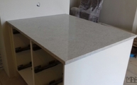 Granit Inselplatte für einen Küchenblock