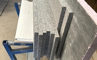 Produktion - Granit Treppen Rosa Beta poliert