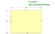 CAD Zeichnung der Dektonplatte in Wadgassen