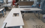 Produktion - 4023 Topus Concrete Caesarstone Arbeitsplatten