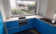 IKEA Küche in Wardenburg mit 4023 Topus Concrete Caesarstone Arbeitsplatten und Wischleisten