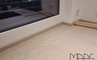 Montage der 4023 Topus Concrete Caesarstone Wischleisten in Wardenburg