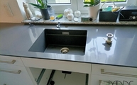 Spüle in der Marengo Silestone Arbeitsplatte