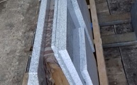 Lieferung in Wertheim der Padang Cristallo TG 34 Granit Arbeitsplatten
