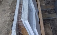 Lieferung in Wertheim der Padang Cristallo TG 34 Granit Arbeitsplatten