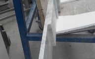 Lieferung der Marmor Abdeckplatten Bianco Carrara C in Wesseling