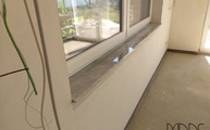 Montage der Marmor Fensterbänke Bianco Carrara CD in Wesseling