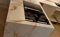 Calacatta Gold Porcelanosa Arbeitsplatten in Marmoroptik