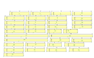 CAD Zeichnung der Fensterbänke aus Granit