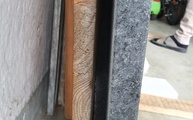 Steel Grey Granit Podestplatte in Wesseling geliefert