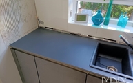 Montage der Total Black Infinity Arbeitsplatten in Wesseling