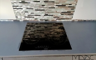 Ceranfeld in der Total Black Infinity Arbeitsplatte