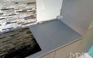 Küche in Wesseling mit Total Black Infinity Arbeitsplatte
