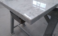 Marmor Arbeitsplatten Bianco Carrara C in 2 cm Stärke