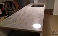 Polierte Cielo White Granit Arbeitsplatten