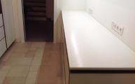 Montage der Caesarstone 2141 Snow Arbeitsplatte