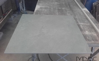 Produktion - Level Keramik Tischplatte Slate Grey mit 2 mm Fase