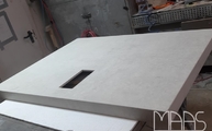 Produktion - Lunar Dekton Arbeitsplatte für die Kücheninsel