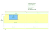 CAD Zeichnung der zwei SapienStone Arbeitsplatten