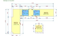 Zeichnung der Silestone Arbeitsplatten Marengo