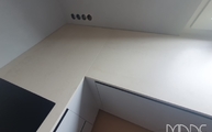 Ecke mit zwei Danae Dekton Arbeitsplatten