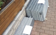 Granit Treppen Steel Grey in Wuppertal geliefert