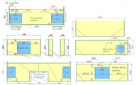 Zeichnung der Yukon Silestone Arbeitsplatten 