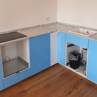 Köln Bianco Carrara Marmor Arbeitsplatten und Sockelleisten